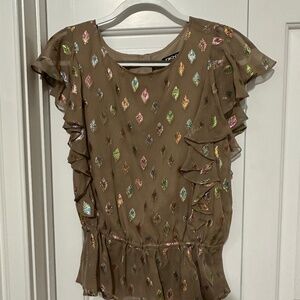 DKNY Chiffon Blouse Size Small